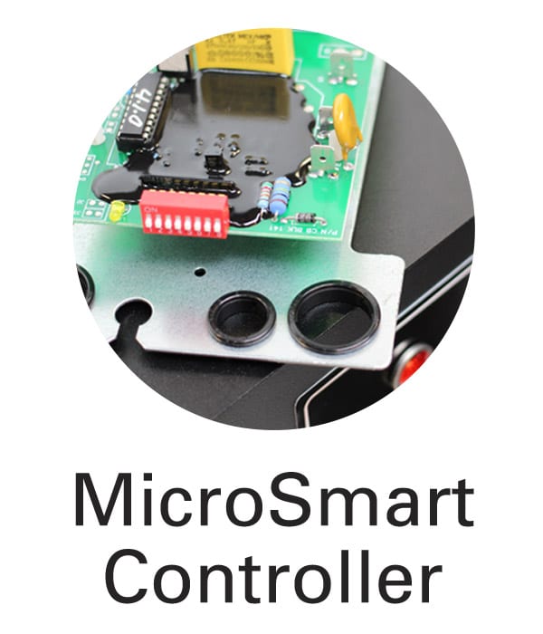 Close up of an American Rotary MicroSmart controller.