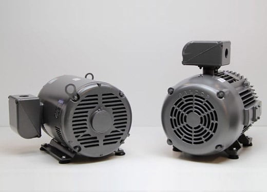 Rotary phase converter idler motors.