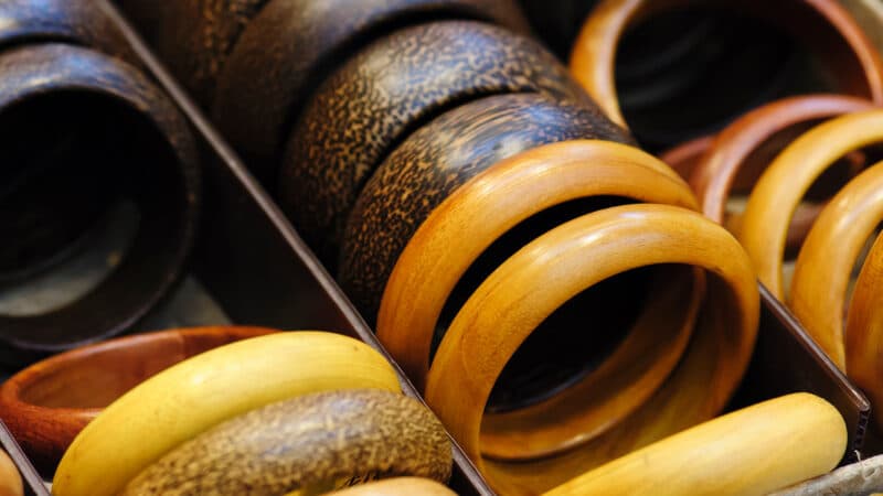 Wooden bangles