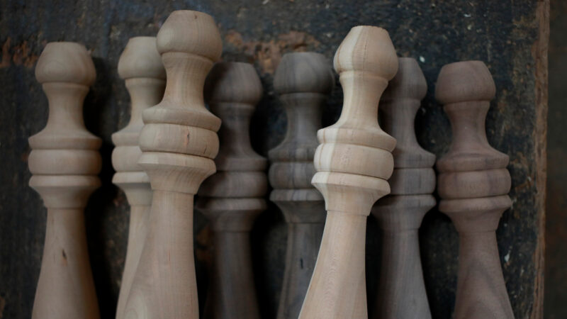 wooden table legs