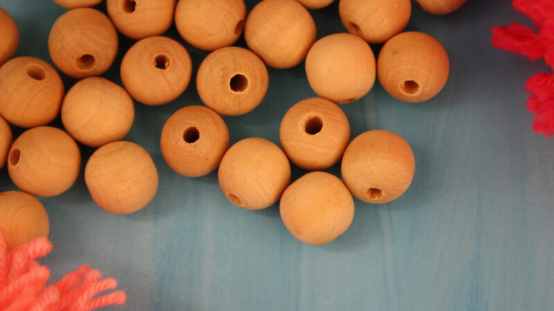 wooden beads